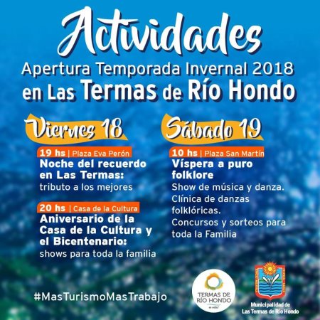 Inauguracion Temporada 2018 - Las Termas de Rio Hondo - Santiago del Estero - Argentina